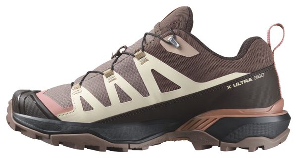 Chaussures de Randonnée Salomon X Ultra 360 Marron Rose Noir Femme