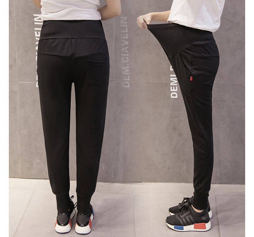 Levsayte - Maternity High Waist Plain Harem Pants