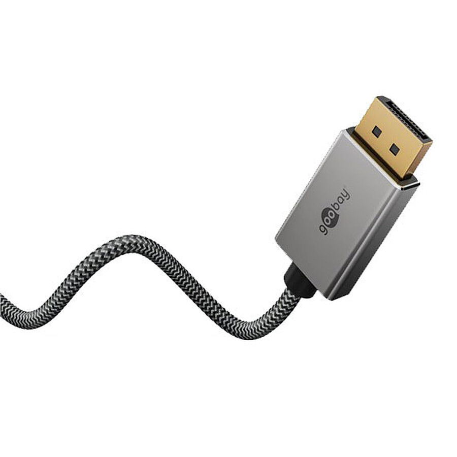 Goobay Câble Textile USB-C / DisplayPort 1,4 (M/M) - 2 m