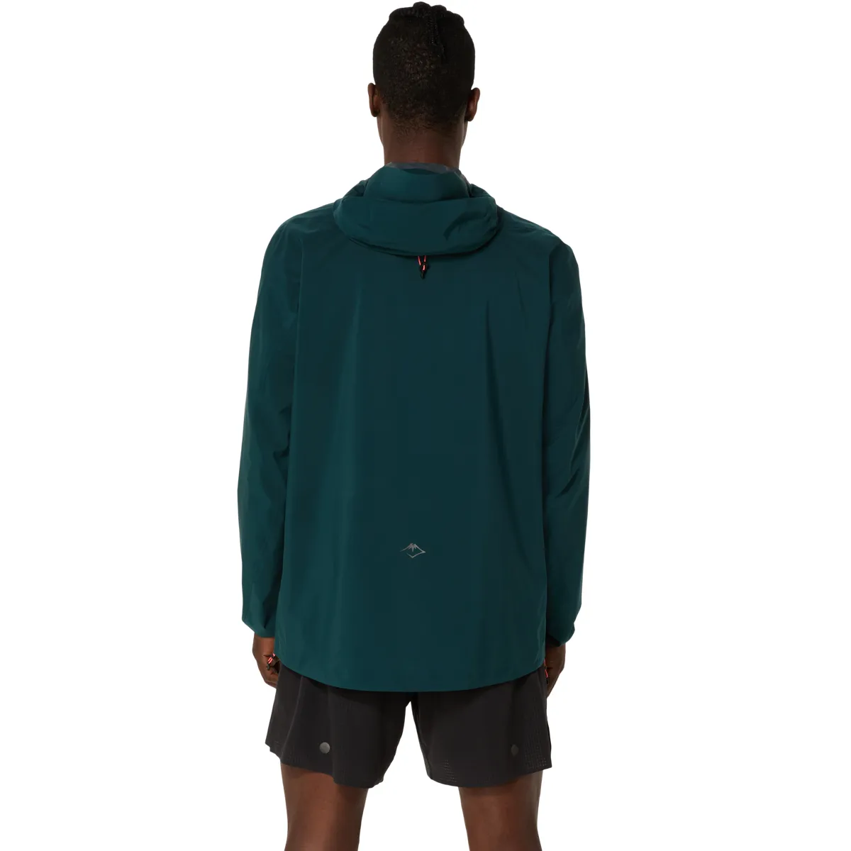 Asics Ms Fujitrail Elite Waterproof Jacket Saxon Green