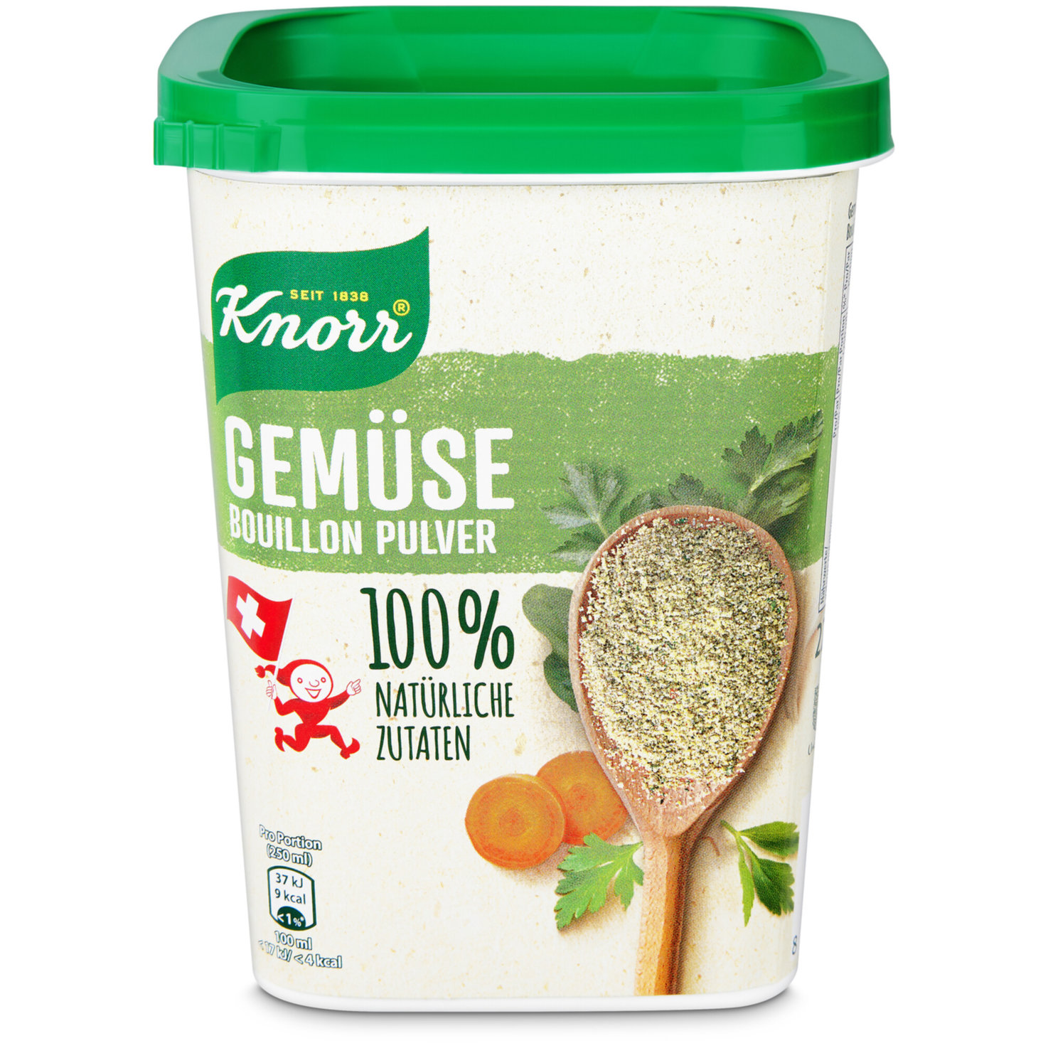 Knorr 100% Natürliche Zutaten Gemüse Bouillon Pulver
