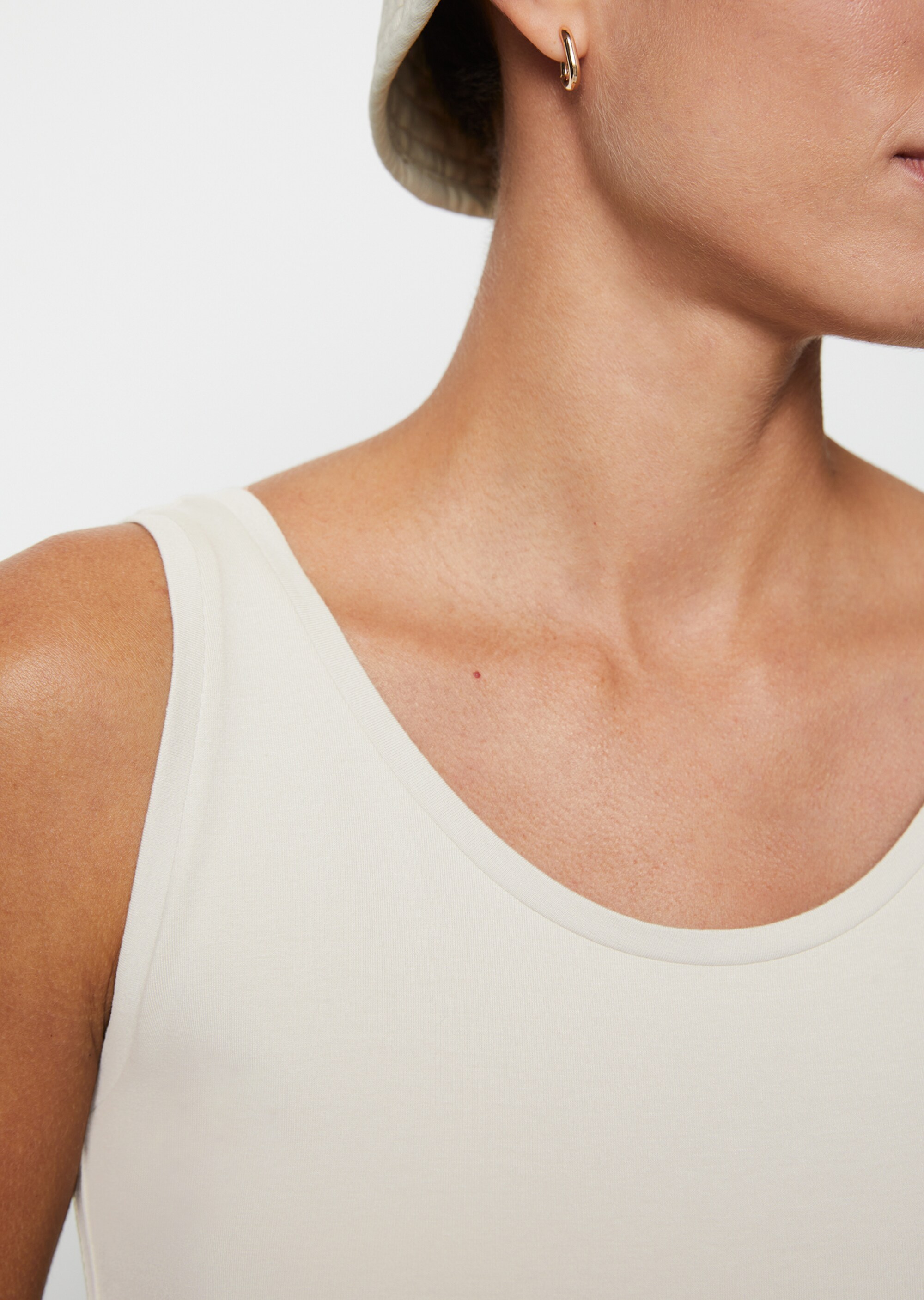 Tanktop regularaus stretchigem Organic Cotton Jersey
