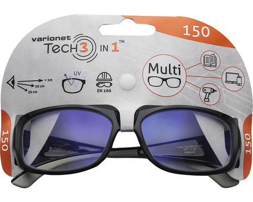 Varionet Tech 3in1 Bril +1,5 Dioptrie