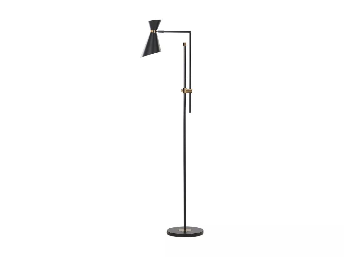 Lampadaire MELAWI Métal Noir