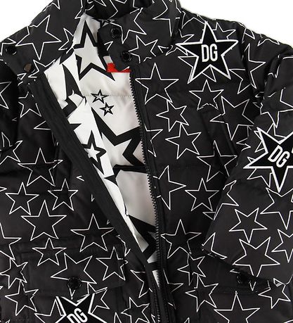 Dolce & Gabbana Daunenjacke - Schwarz m. Sternen