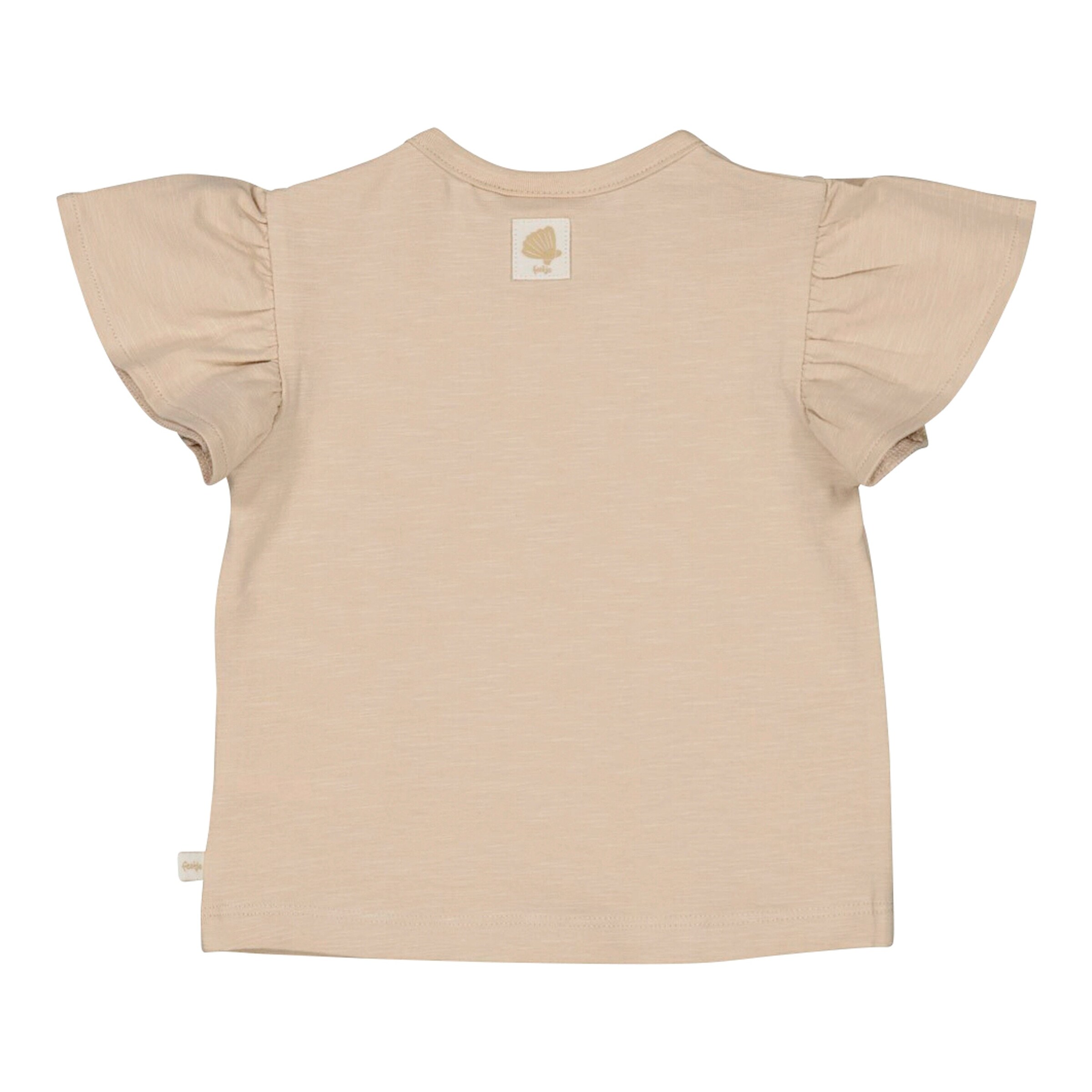 Feetje T-Shirt Ocean Rüschen beige