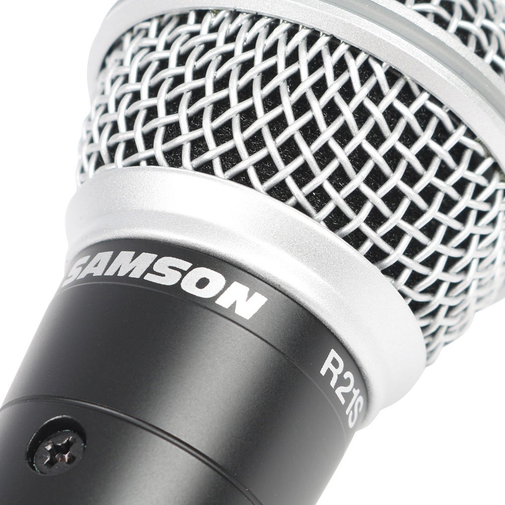 Samson R21S dynamische zangmicrofoon met aan/uit knop