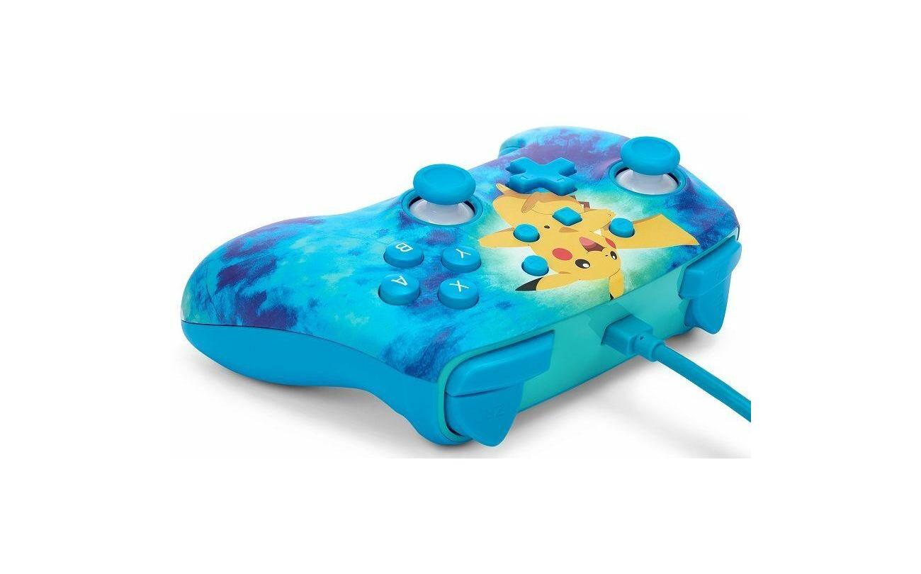 Switch - Power A Wired Controller Tie Dye Pikachu