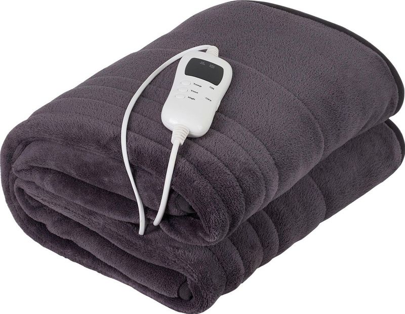 Camry 7418 - Elektrische verwarmingsdeken met timer ( super soft ) 1 persoons