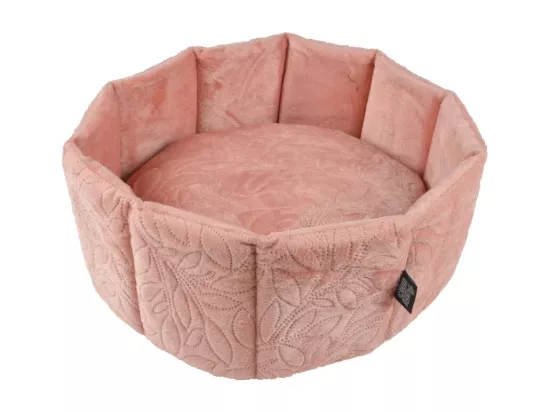 Panier rond en velour pour animaux 