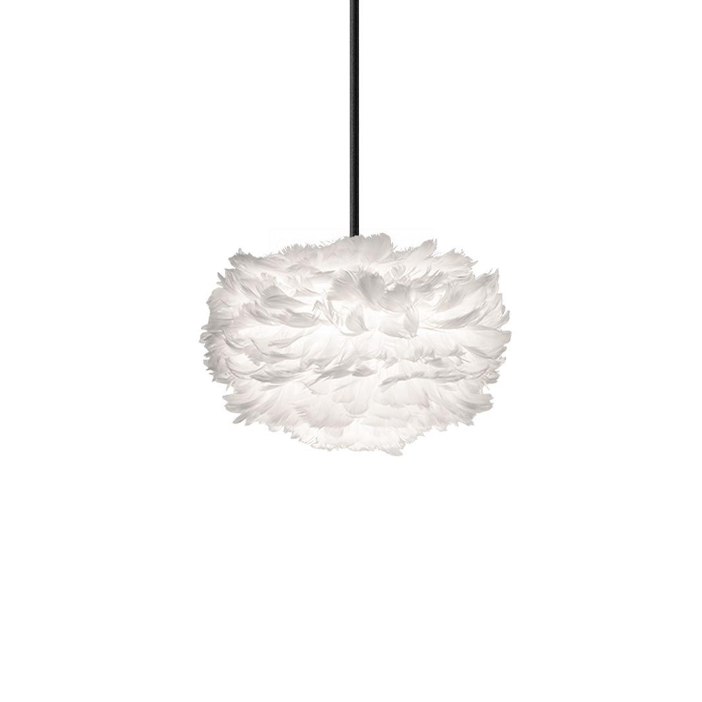 Hanglamp EOS Mini Ø35cm + Koordset zwart Wit