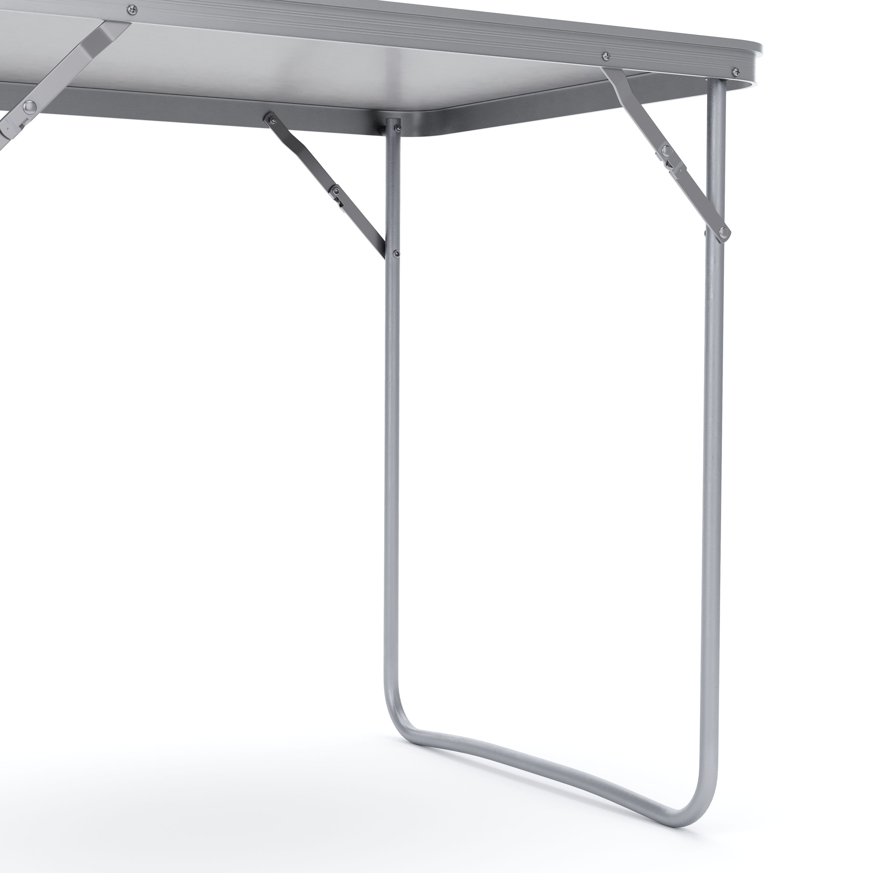 Campingtisch klappbar 80 x 70 cm grau
