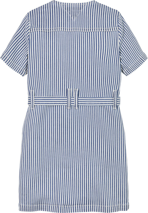 Tommy Hilfiger STRIPED DENIM DRESS SS Stripe