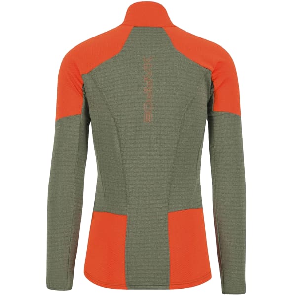Veste polaire ski rando KARPOS PUEZ FLEECE THYME/SPICY ORNAGE