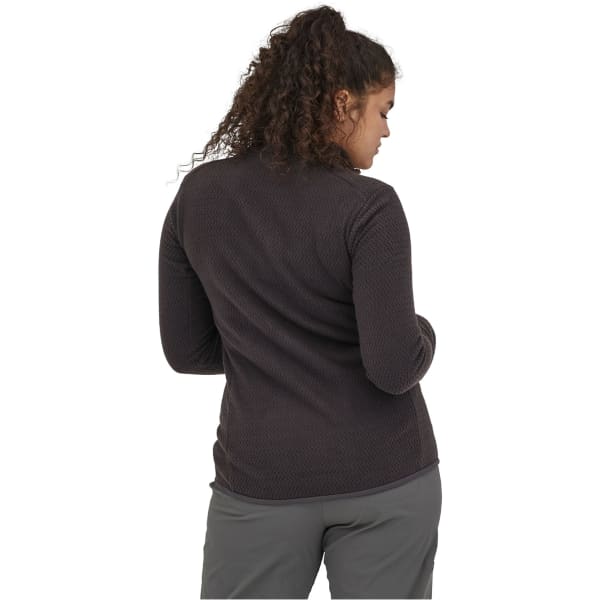 Sweat polaire randonnée PATAGONIA W'S R1 AIR ZIP NECK BLACK