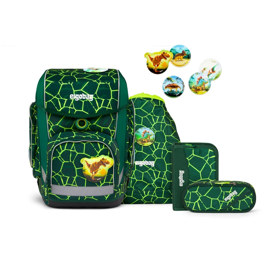 Ergobag Cubo - Schulranzen Set 5tlg. Modell 2024 BärRex