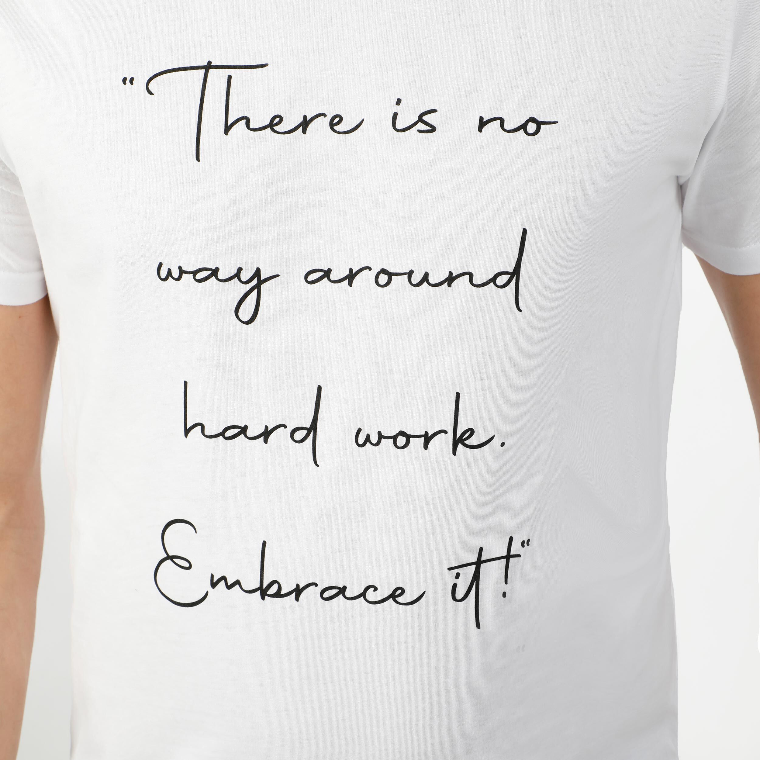 Tennis-Point Embrace T-shirt Hommes - Blanc , Noir