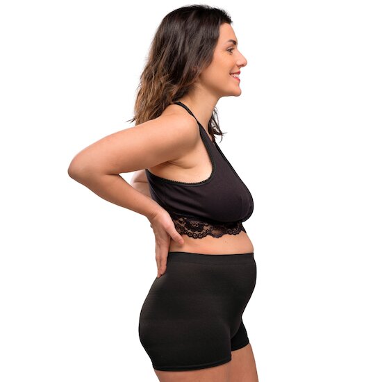 Lot de 2 Culotte de Grossesse hospitalière de lux   Noir        Taille unique   de               Carriwell