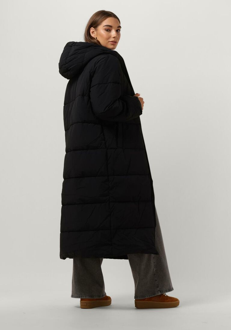 SELECTED FEMME zwarte selected femme gewatteerde jas slfjanina long puffer coat