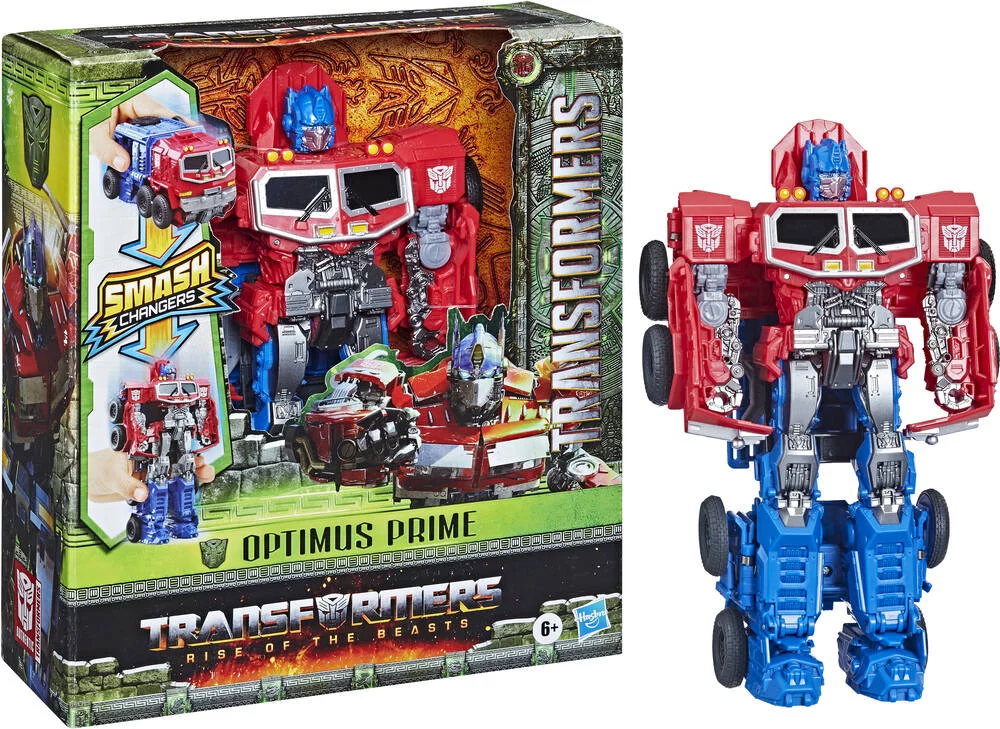 TRANSFORMERS  FIGURINE RISE OF THE BEASTS SMASH CHANGERS