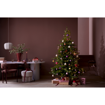 Christmas Goods glasfiguur kersthanger hart divers per stuk