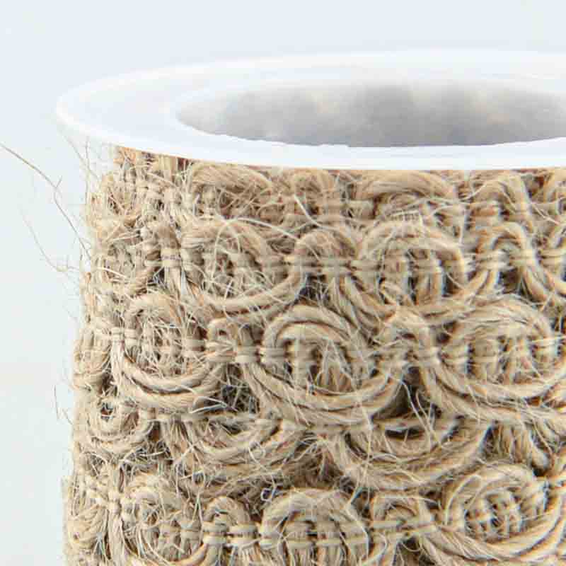 Lot de 3 rouleaux de ruban de jute