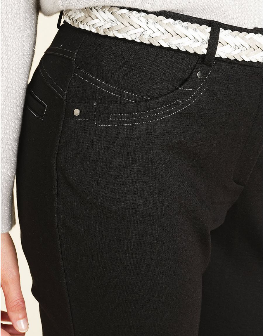 Pantalon milano noir 7/8e