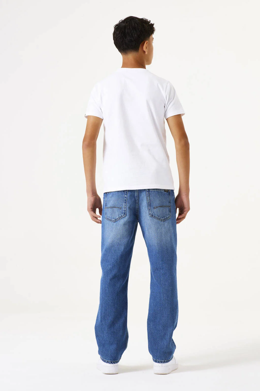 Garcia straight leg jeans medium blue denim