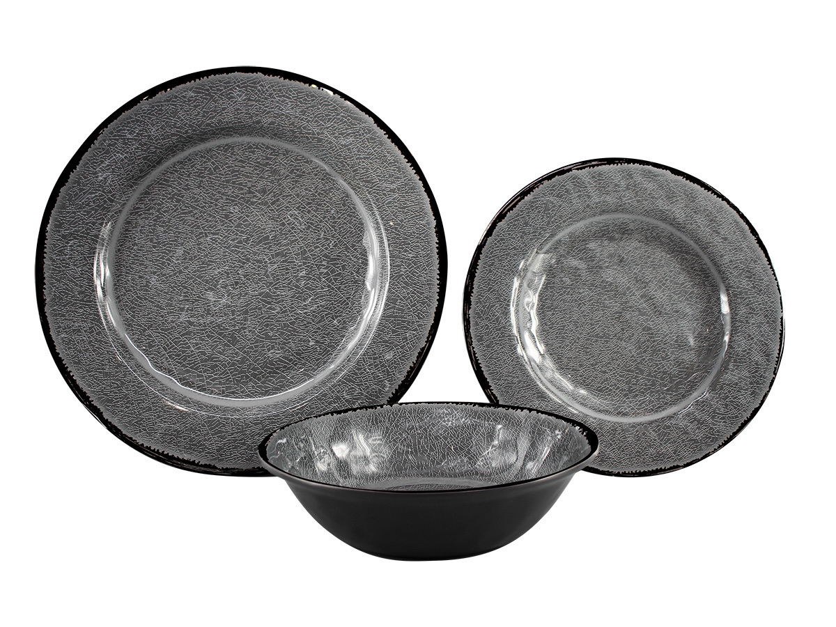 Obelink Stone Grey serviesset - 12-delig