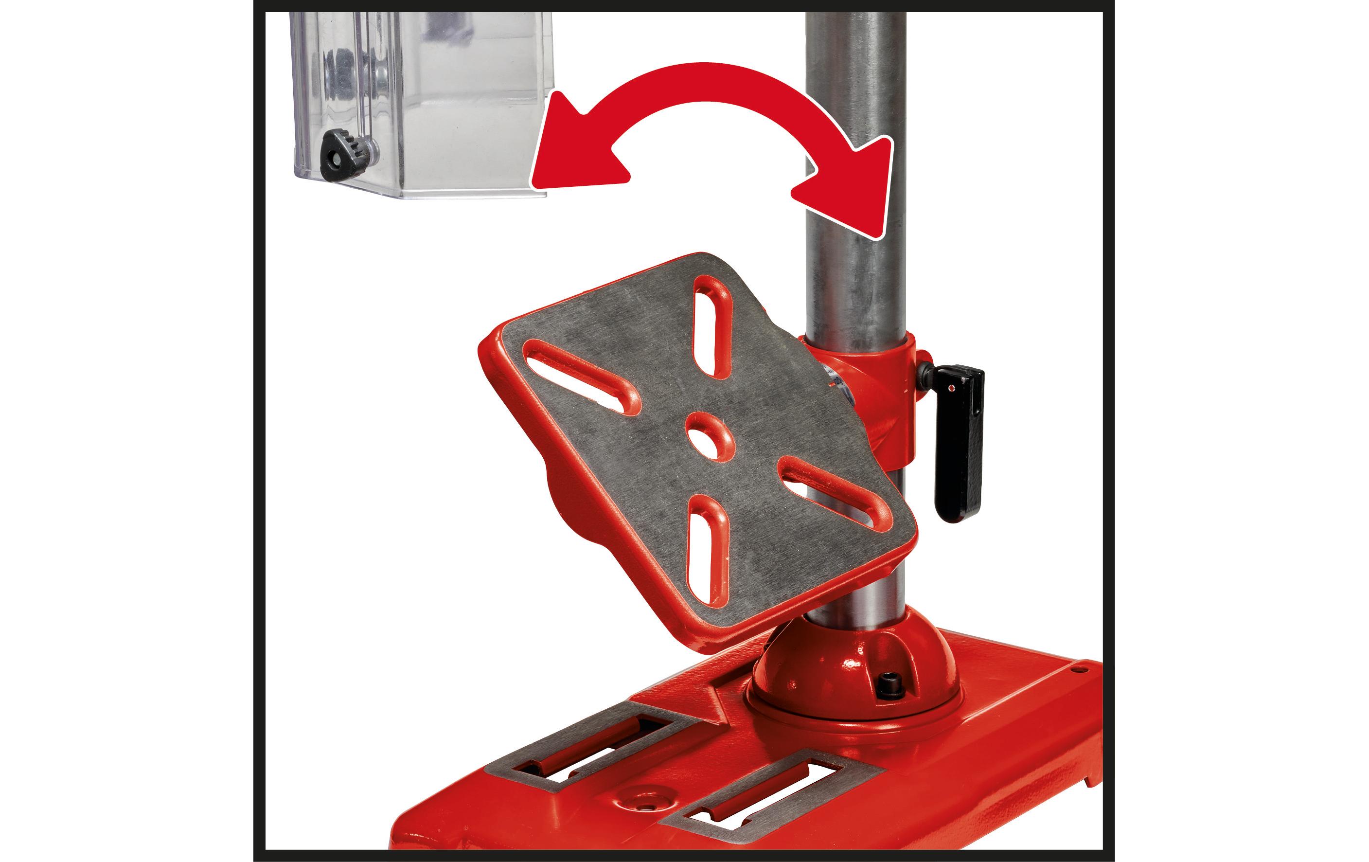 Säulenbohrmaschine TE-BD 550 E<br>Ständerbohrmaschine mit neig- und drehbarem Bohrtisch
