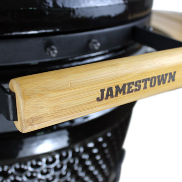 Jamestown Marwin kamado keramiek zwart 54,5 cm