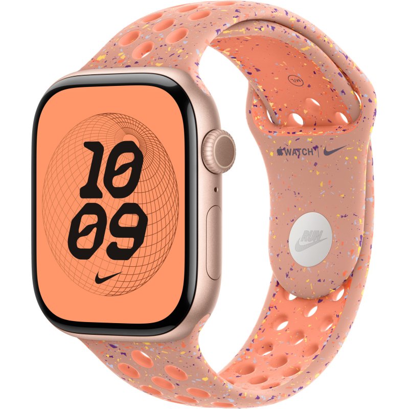 Apple Nike Sport Band Bande Rose Aluminium, Fluoroélastomère
