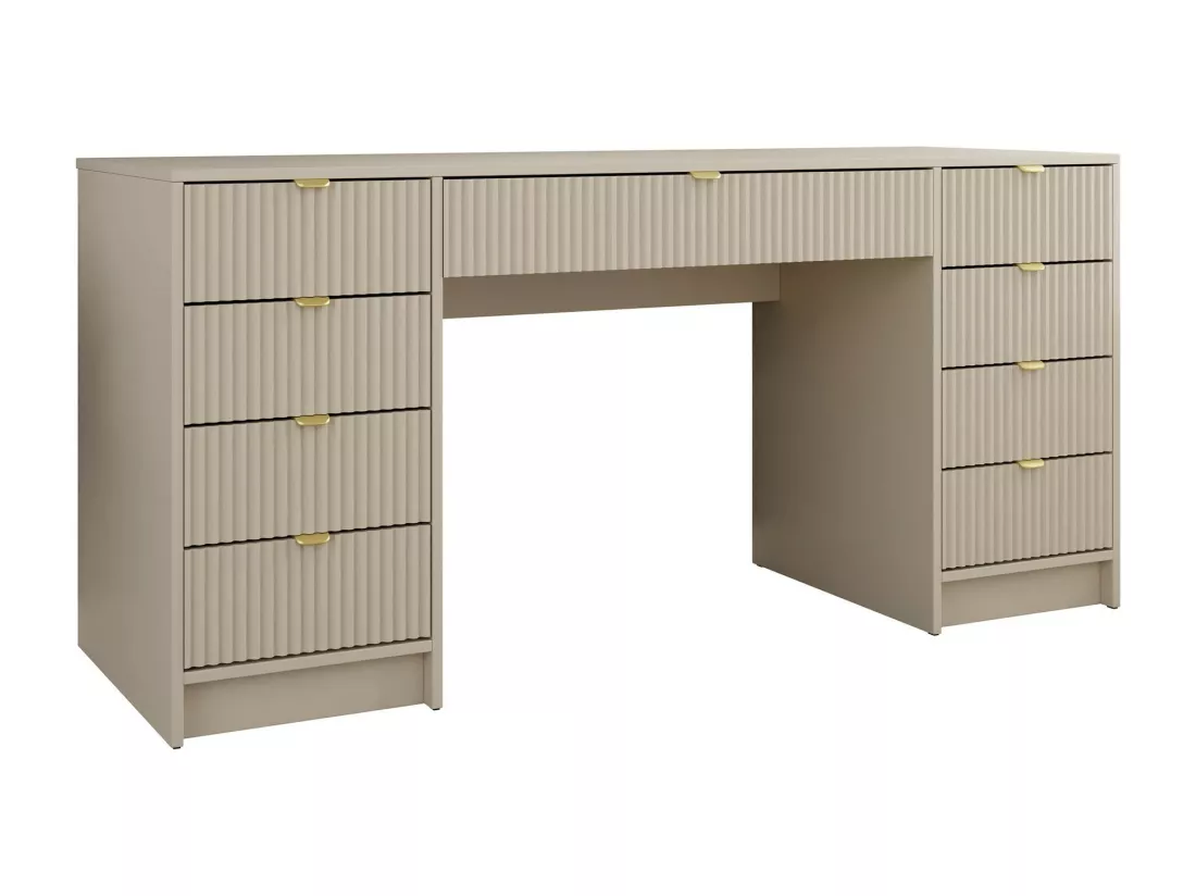 Bureau Comfivo Larmire 110, Avec tiroirs, 76x154x55cm, Beige