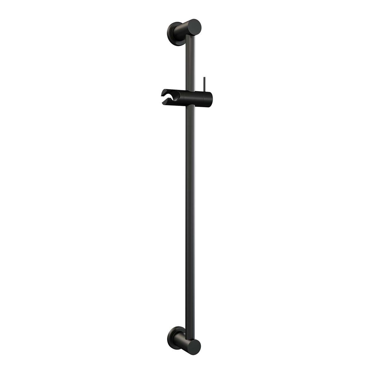 Brauer Stripe thermostatische douchekraan met glijstang en 3 standen handdouche zwart mat