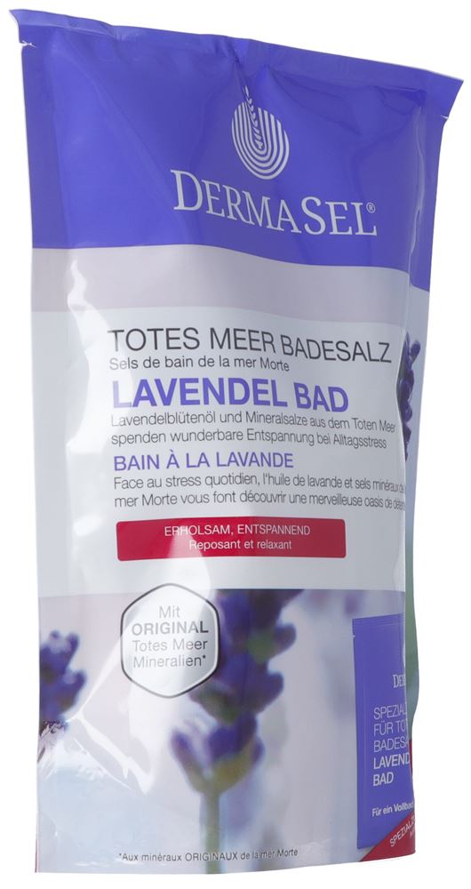 Dermasel Badesalz Lavendel deutsch/französisch Btl 400 g
