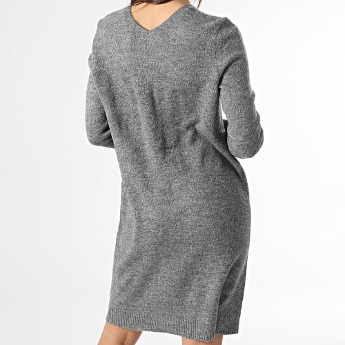 Robe Pull Femme Elanora Gris Chiné