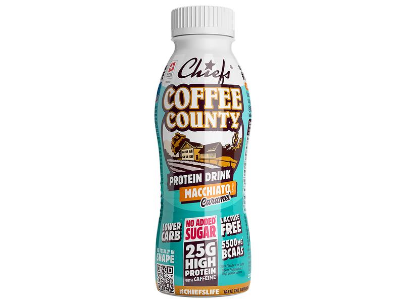 Chiefs Protein Drink Coffee County Laktosefreier Protein-Milchdrink