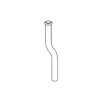 Grohe urinoir spoelpijp 20cm m. sprong 2cm Ø18mm m. O-ring chroom