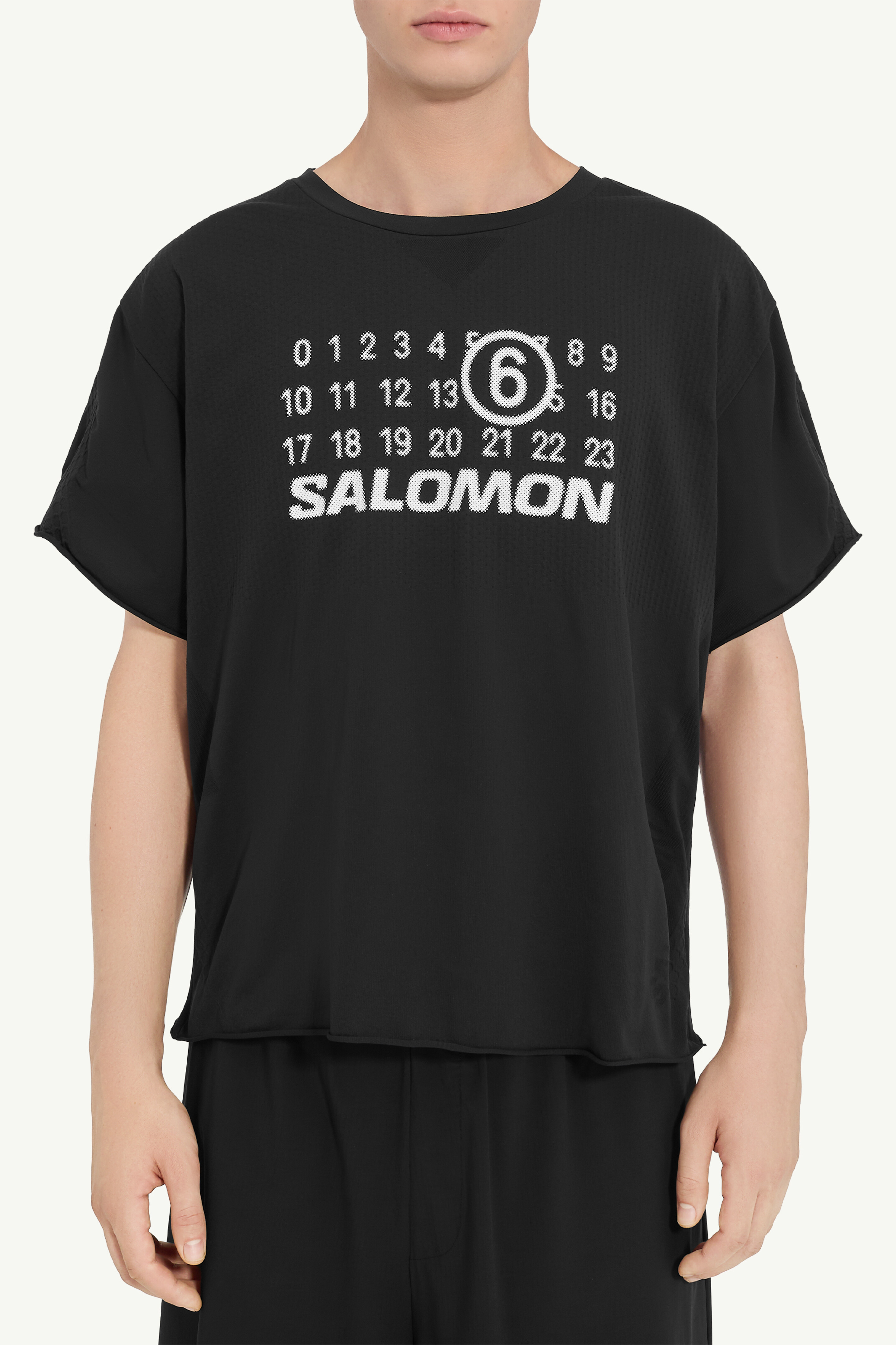 Black Seamless T-Shirt - Regular Fit Noir