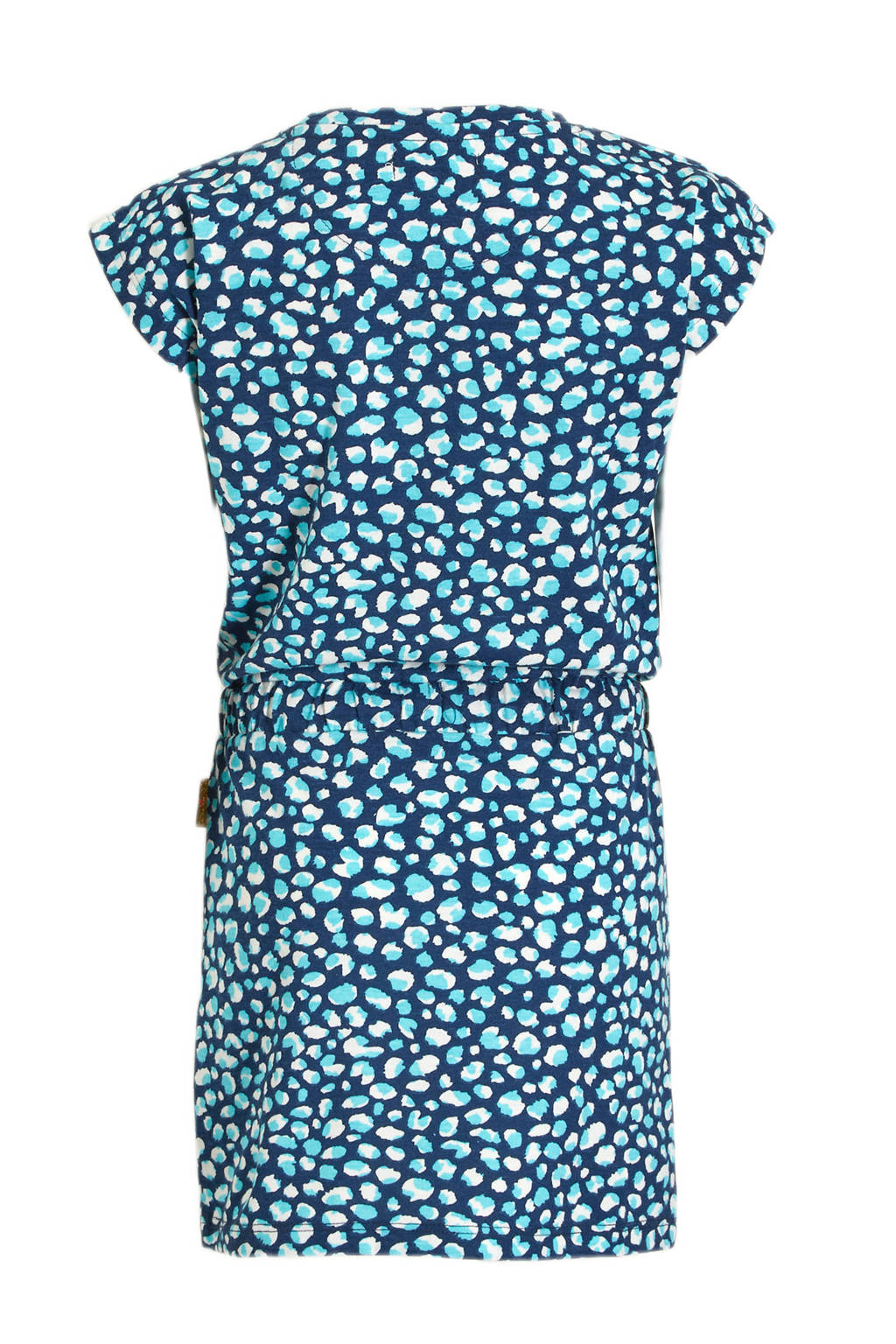 Orange Stars jurk Marlies met all over print blauw