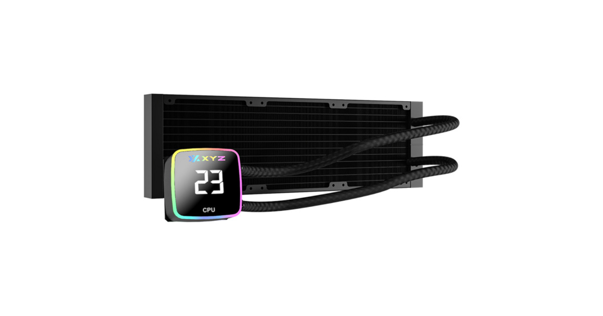 XYZ PC GearAquapulse AIO 360 waterkoeling  (Zwart, ARGB, PWM)