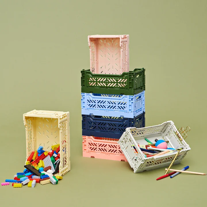 HAY - Colour Crate Korb M, 40 x 30 cm, lavendel