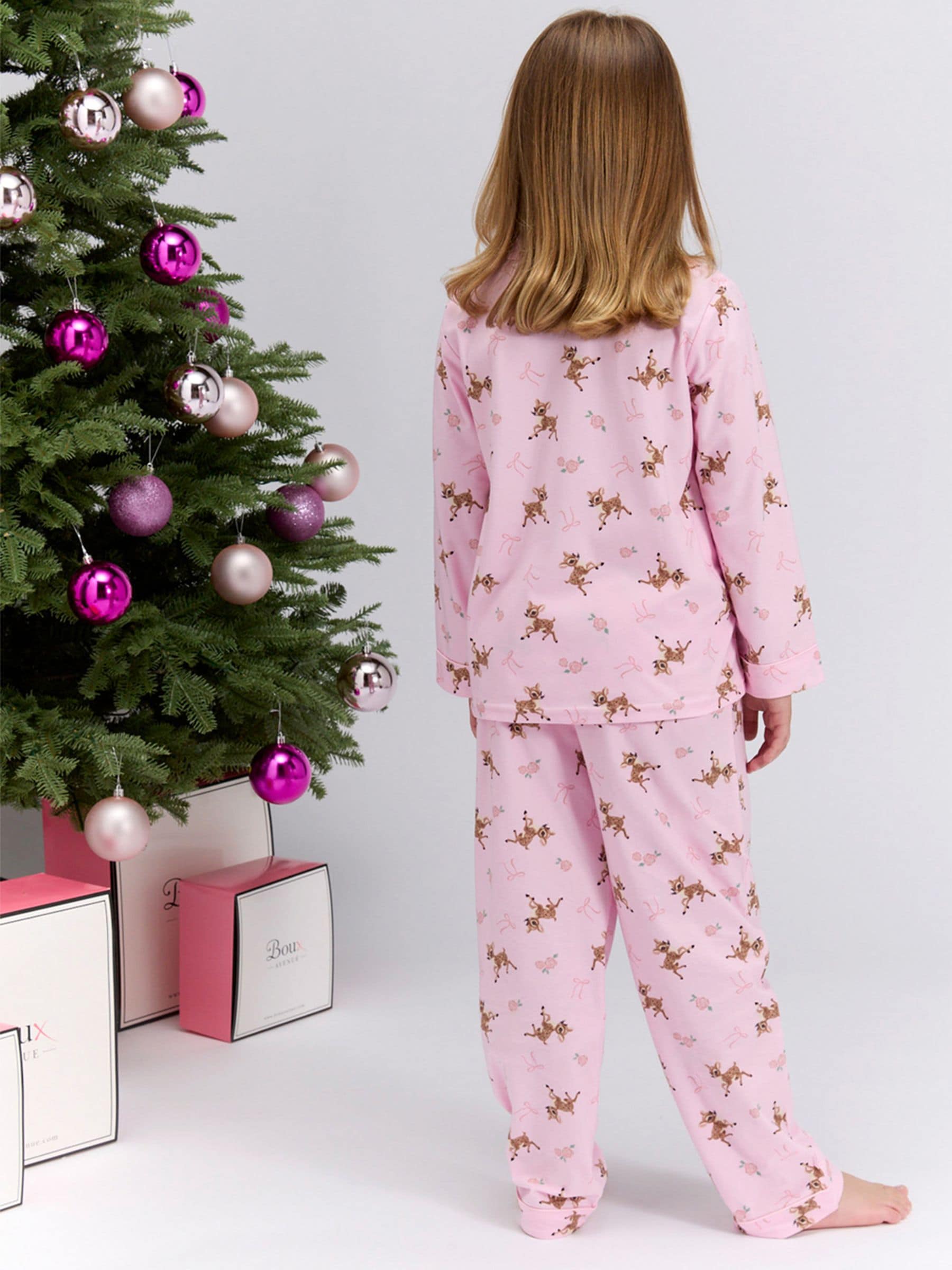 Lichtroze - Boux Avenue Matching Stripe Christmas Pyjamas in a Bag