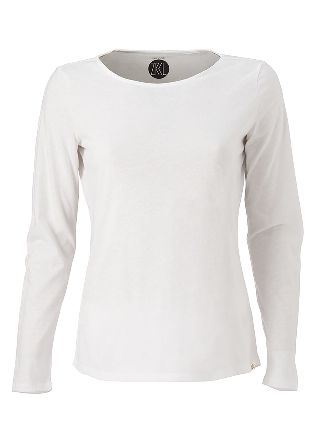 WE ARE ZRCL Damen-Longsleeve Basic White