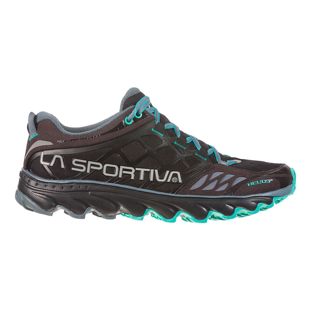 La Sportiva HELIOS SR - Chaussures trail Femme black/aqua