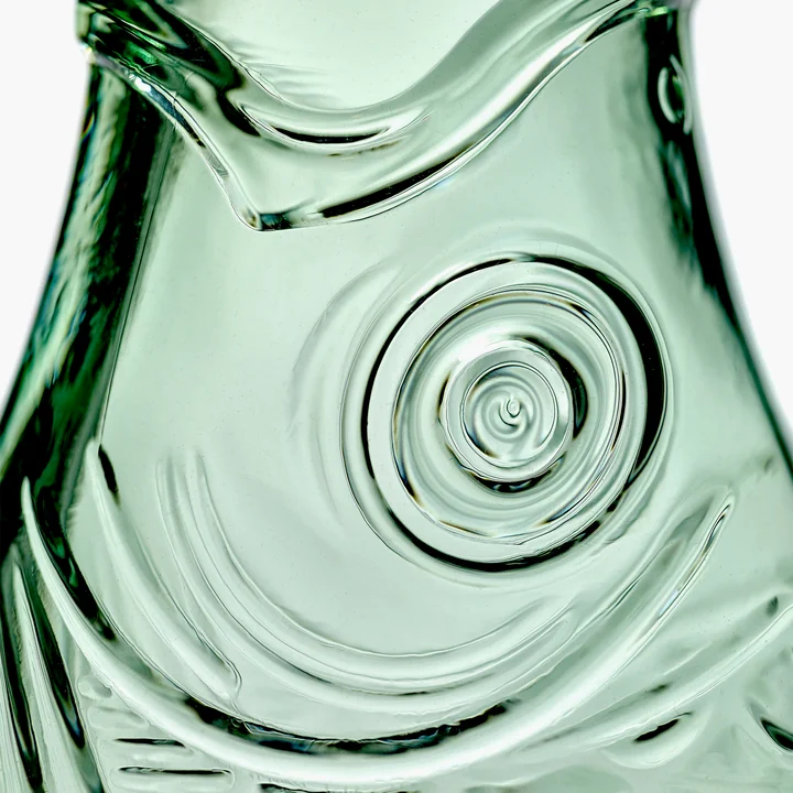Serax - Fish & Fish Glasflasche, 850 ml, grün