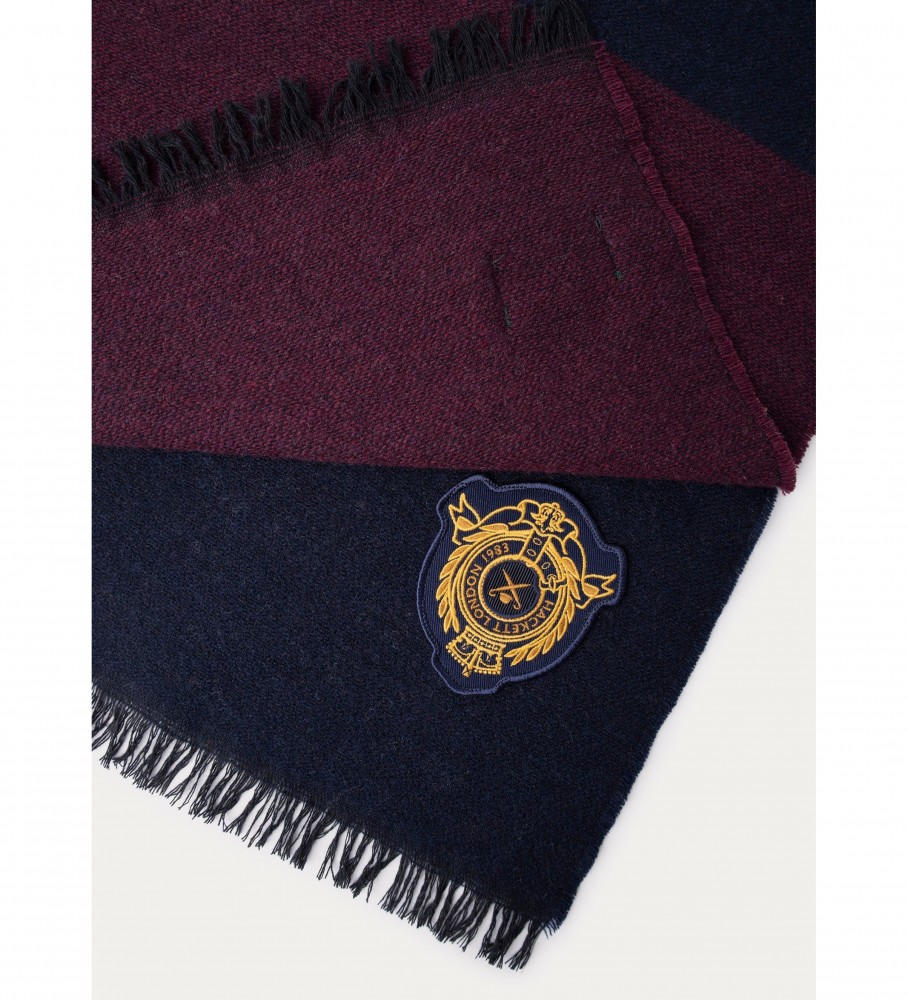 Cachecol Hackett Heritage Rugby Stripe Multicolorido