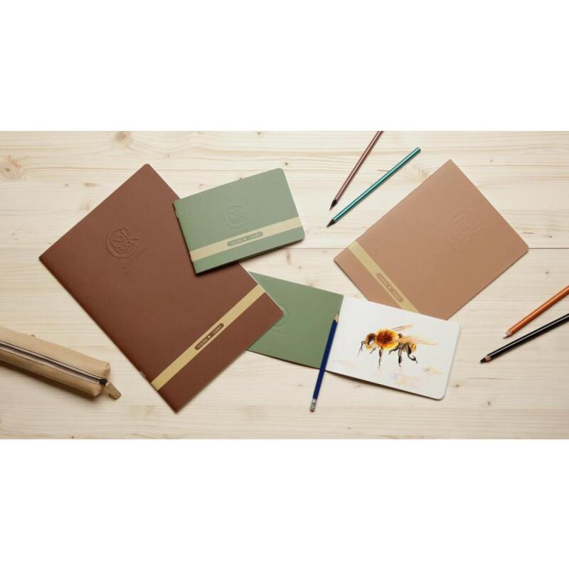 Crok'Book carnet piqué 24F A4 90g papier ivoire F - Aléatoire