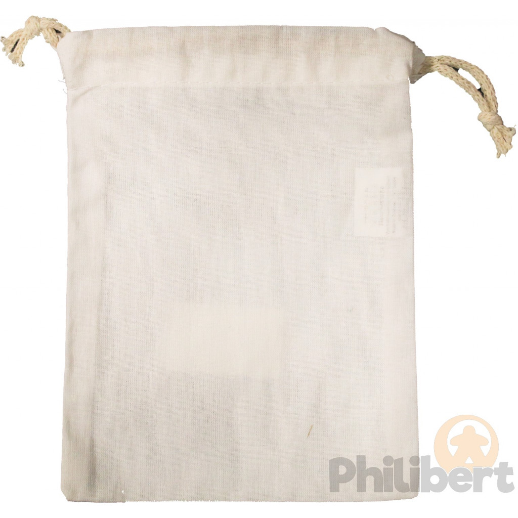 Sac en coton avec cordelette 17x14cm :