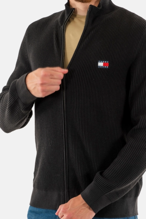 Sweat tommy jeans slim xs badge bds black